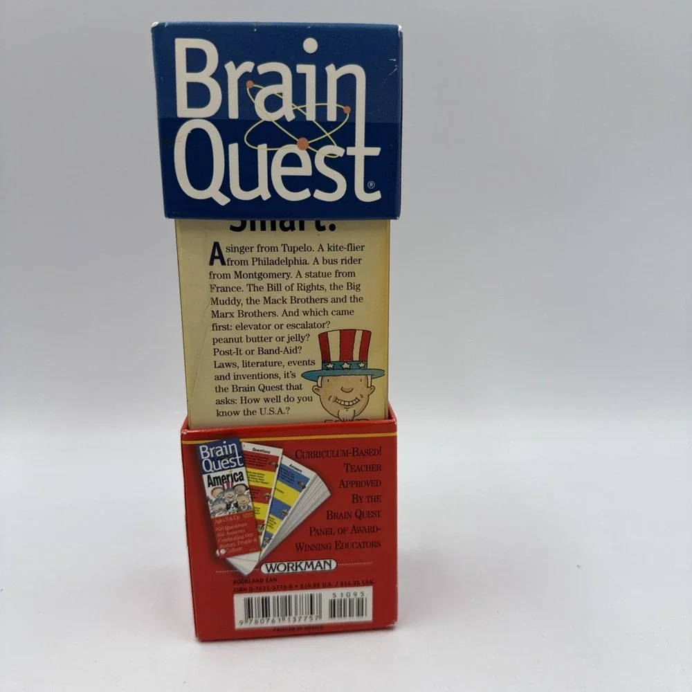 Brain Quest America Its ok To Be America Smart 850 Questions Answers Ages 9 Up